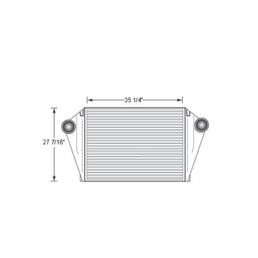 ford 1998 newer sterling 2000 lt9513 charge air cooler oem f8ht8009ja 2