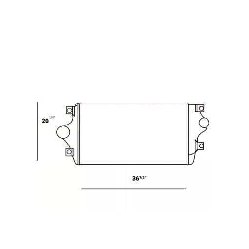 international 8600 10 13 charge air cooler oem 2604401c91 2