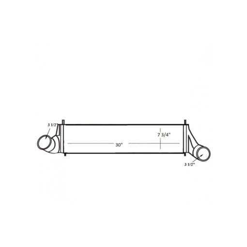 international durastar 2014 charge air cooler oem 2613048c91 2