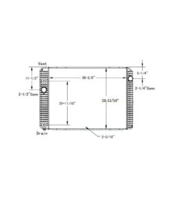 international durastar 4300 series 12 13 radiator oem 2602926c92