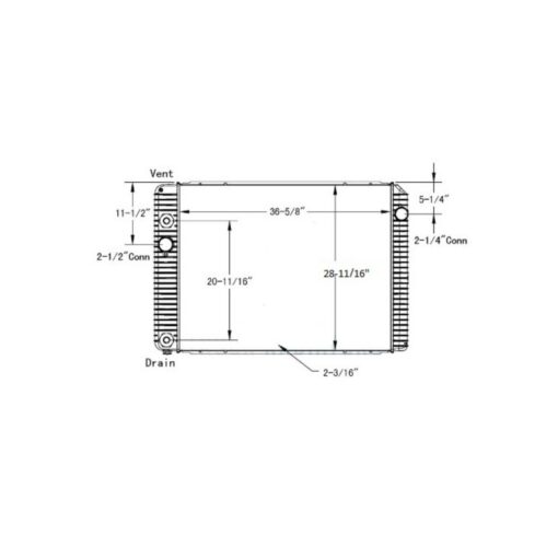 international durastar 4300 series 12 13 radiator oem 2602926c92