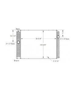 international durastar 4300 seriesworkstar 7300 series 12 13 radiator oem 2601252c92