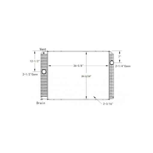 international durastar 4300 seriesworkstar 7300 series 12 13 radiator oem 2601252c92