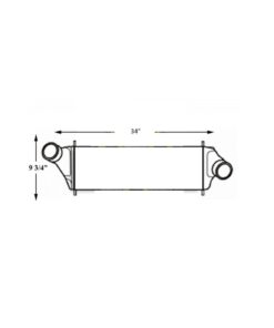 international international navistar 4000 series 08 13 charge air cooler oem 2613050c91