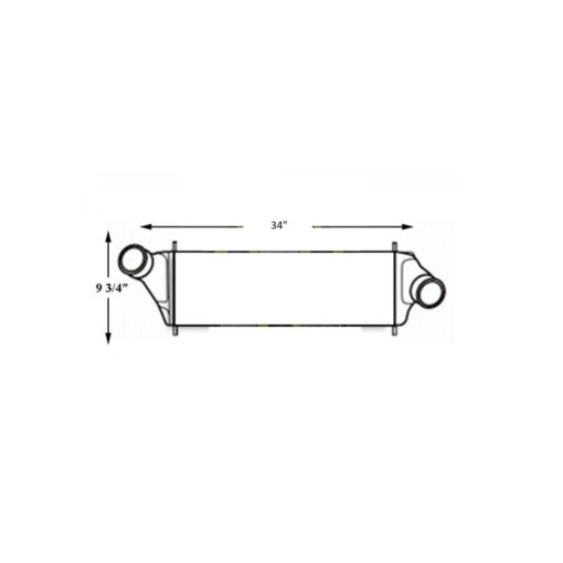 international international navistar 4000 series 08 13 charge air cooler oem 2613050c91