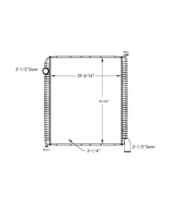 international paystar5900i 08 11 radiator oem 2592373c92