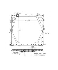 international prostar radiator oem 2604400c94