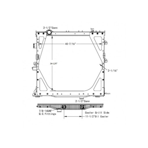 international prostar radiator oem 2604400c94