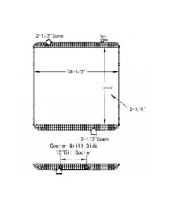 international prostartranstar 08 10 radiator oem 2594850c91