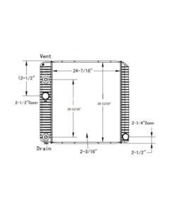 international terra star 13 14 radiator oem 2606537c91