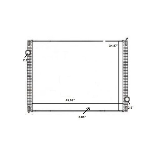 international workstar 08 10 radiator oem 1003715gs