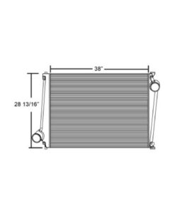 mack mack charge air cooler 2004 2006 mack cx vision charge air cooler oem 3md543am