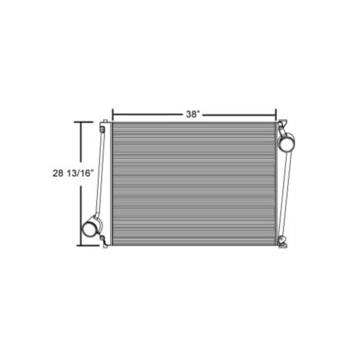 mack mack charge air cooler 2004 2006 mack cx vision charge air cooler oem 3md543am