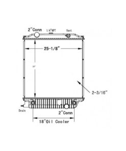 spartan busspartan 96 02 radiator oem 1357ff1001