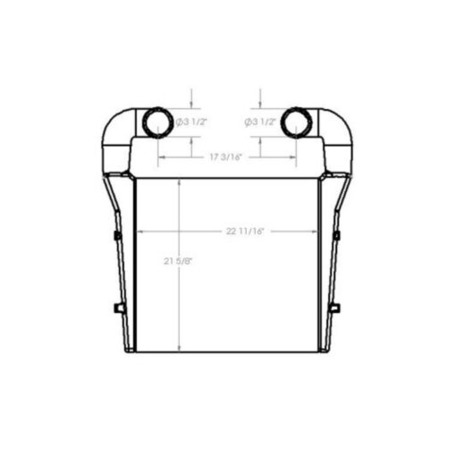 volvo 2007 autocar charge air cooler oem 1030380c